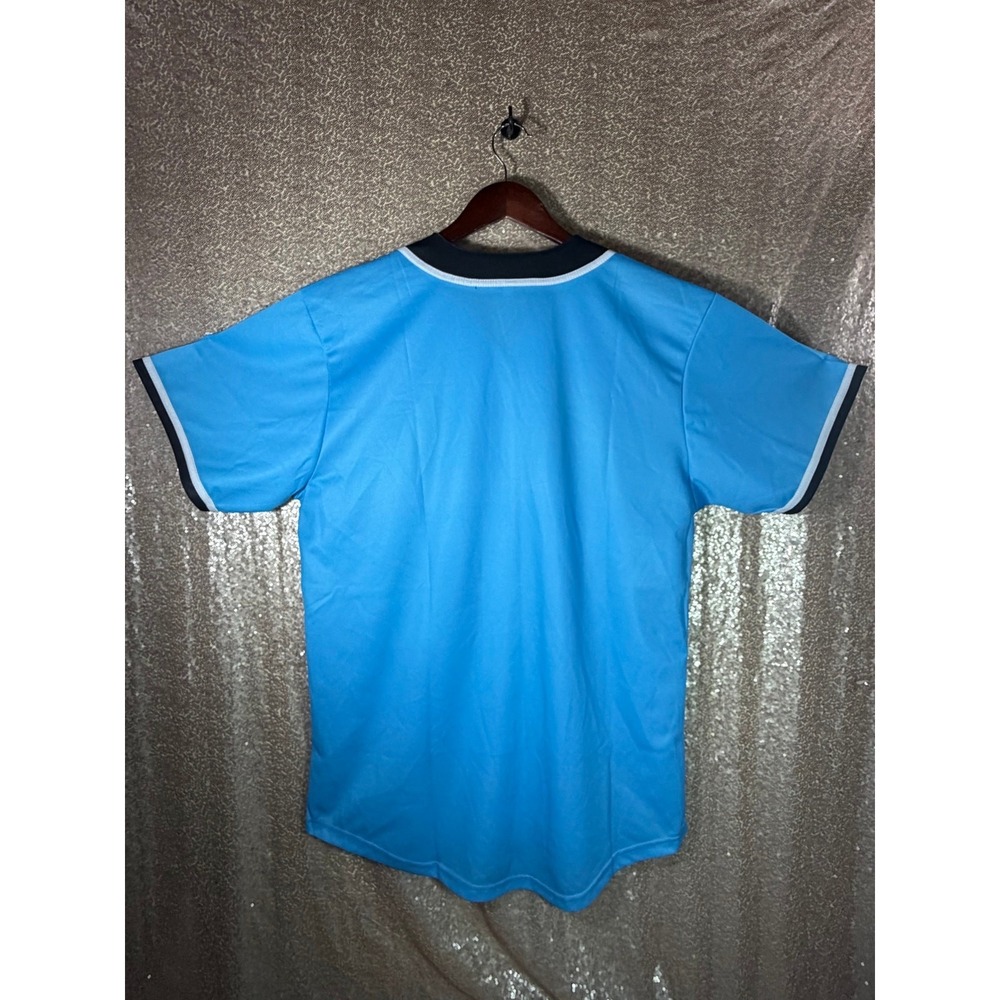 Fresh Prince Bel Air 23 Baseball Jersey Mens XL 90s Retro Graphic Blue Pink - Picture 3 of 3